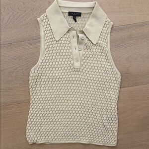 Rag & Bone Beige Textured Knit Top